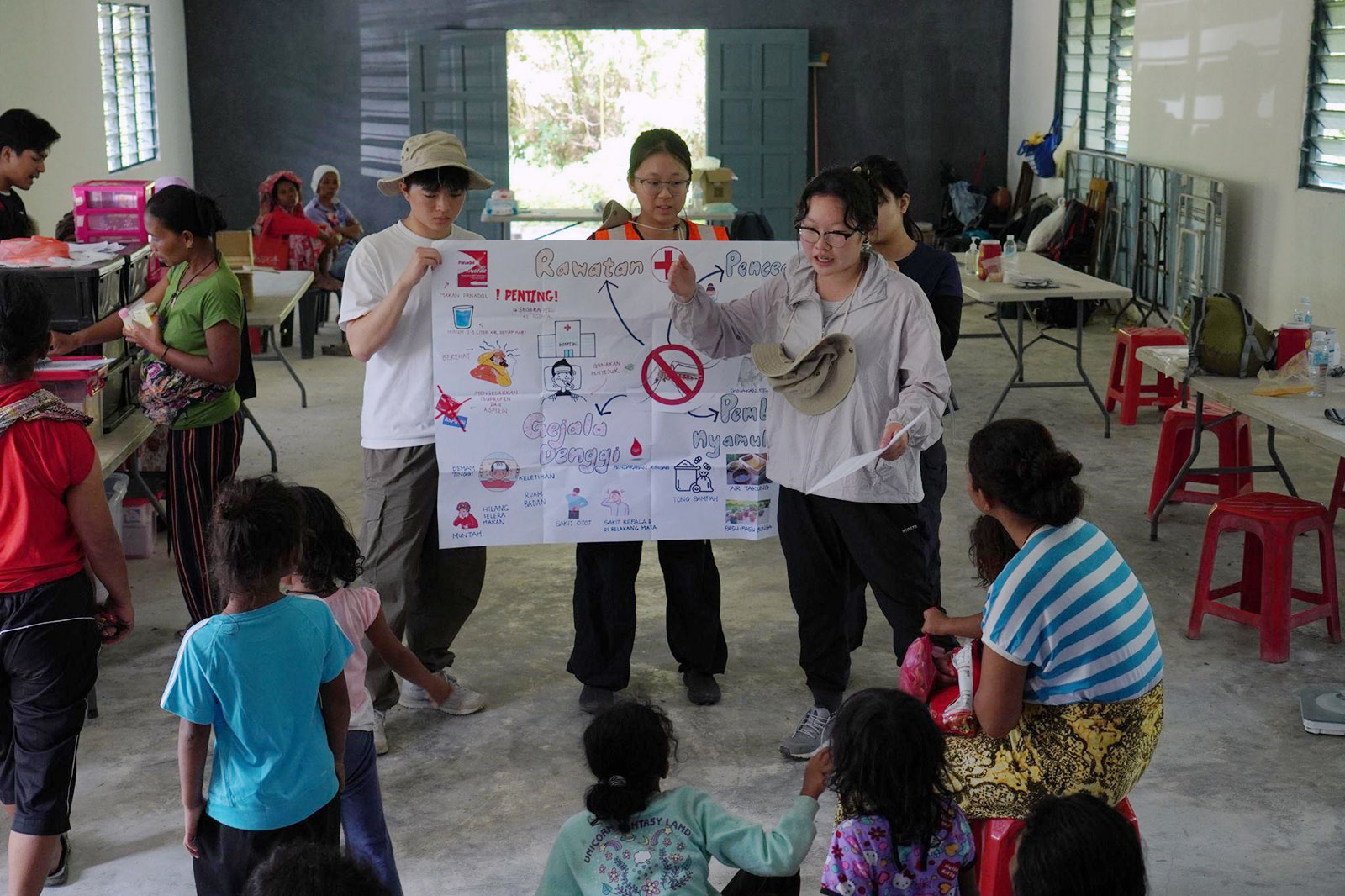 Educational presentation about dengue fever by the MAMSA Victoria students